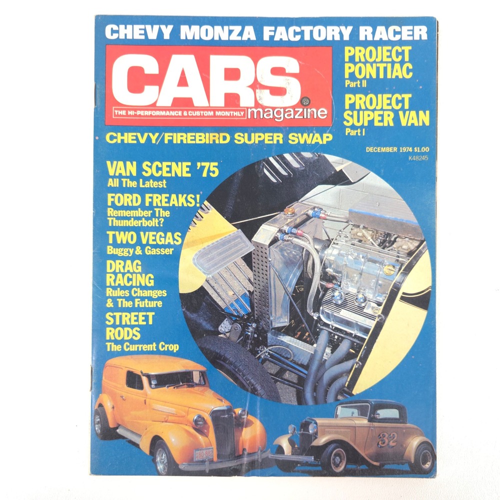 1970s CARS Magazine Lot 3 issues Hot Rod Racing Garage Art Vintage‎ NASCAR Promo - Picture 2 of 7